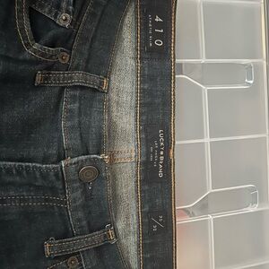 Lucky Brand Men's Dark Blue Athletic Slim Jeans